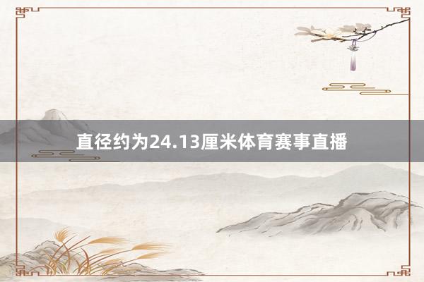 直径约为24.13厘米体育赛事直播